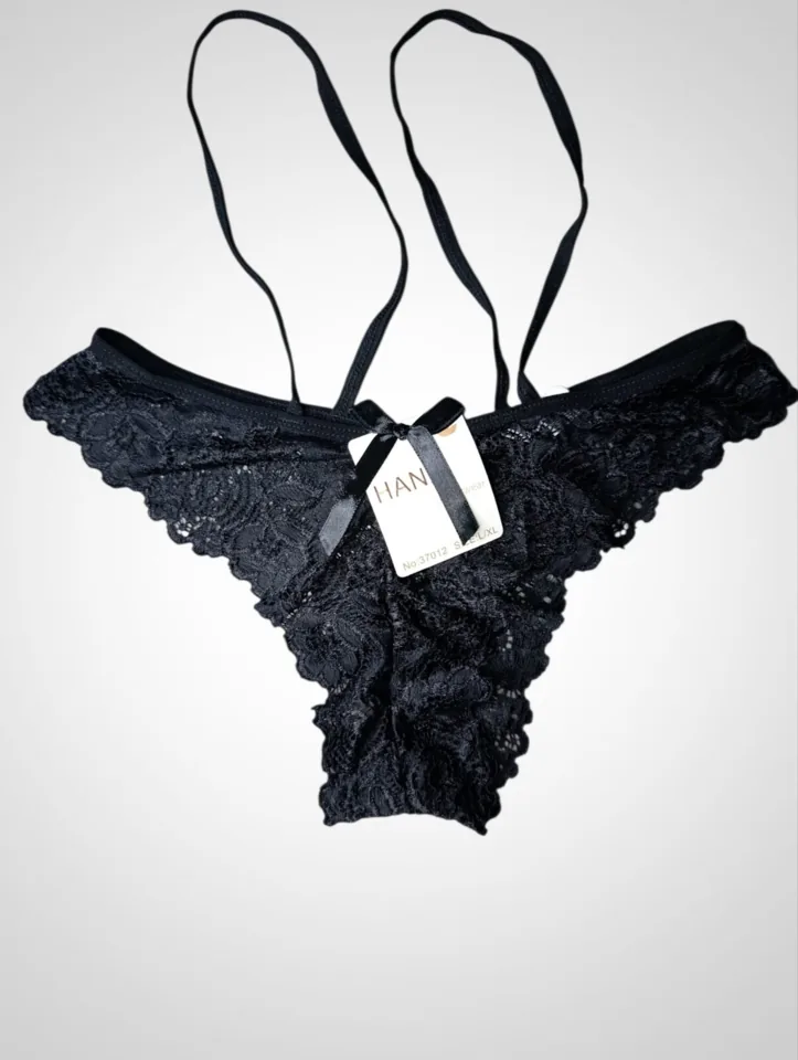COLALESS ENCAJE NEGRO
