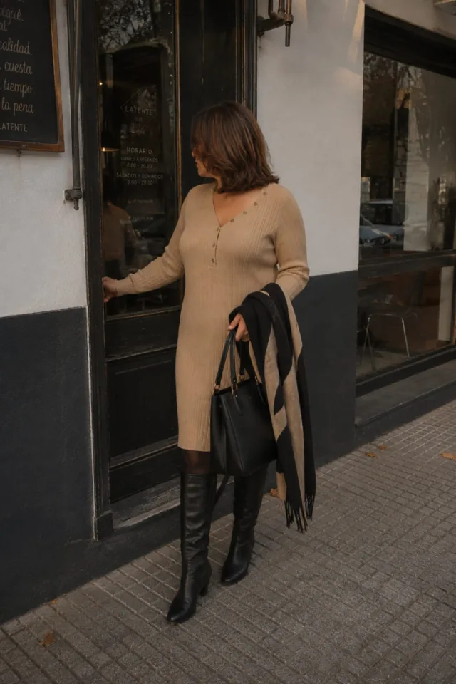 Vestido botones