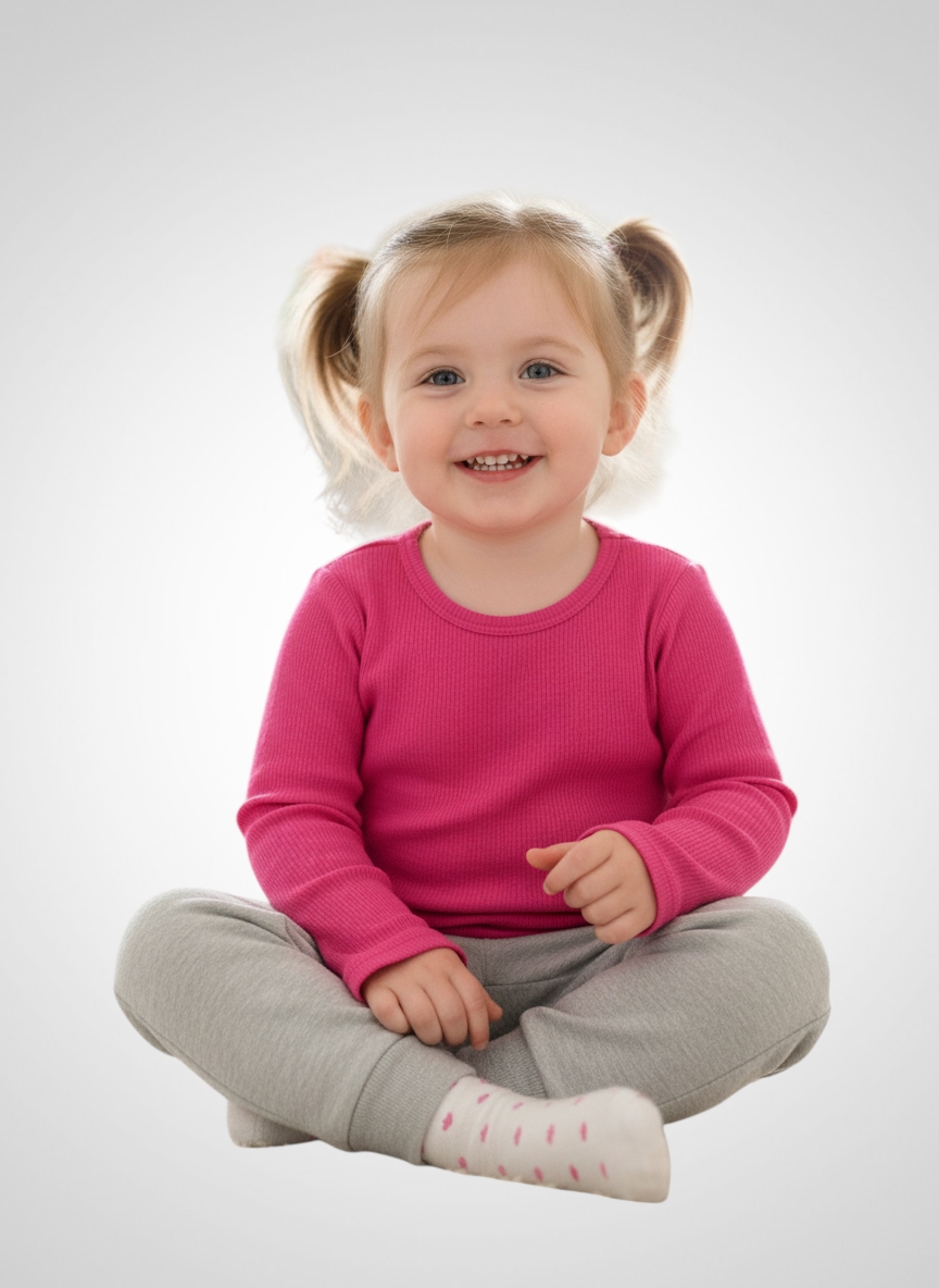 Remera en morley de niña